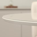Ver imagem 2 de Conjunto de Jantar Mesa Redonda com Vidro 6 Cadeiras Kalina - Canella C/ Carbono
