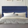 Cabeceira Cama Box Casal King Naomi 195cm Corino Azul Marinho - Ruotolo Decor - 1