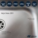 Ver imagem 7 de Tanque Lavanderia 55 X 45 Aço Inox 201 com Válvula Tubrax