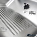 Ver imagem 4 de Tanque Lavanderia 55 X 45 Aço Inox 201 com Válvula Tubrax