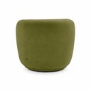 Ver imagem 4 de Kit 2 Poltronas Decorativas Sala de Estar Melissa Giratória Bouclê Verde M1 - Monari Design