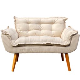 Kit Namoradeira Decorativa + 2 Poltronas Reforçadas para Amamentação Suede - 3