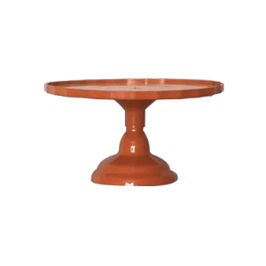 Boleira Suporte de 28x15cm Mascara Laranja Polipropileno G Arte Vítrea Delicate Laranja G