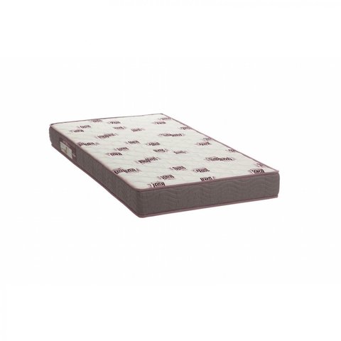 Colchão Solteiro Ortobom D28 Light 14x 188x 78 cm Branco/Bordô