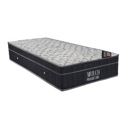 Colchão Solteiro Ortobom Molas Superlastic Airtech 29x 188x 78 cm Preto/Cinza - 1 Colchão Solteiro Ortobom Molas Superlastic Airtech 29x 188x 78 cm Preto/Cinza - 1