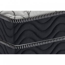Colchão Solteiro Ortobom Molas Superlastic Airtech 29x 188x 78 cm Preto/Cinza - 2 Colchão Solteiro Ortobom Molas Superlastic Airtech 29x 188x 78 cm Preto/Cinza - 2