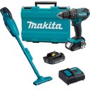 Ver imagem 1 de Parafusadeira Furadeira 18V com Bateria e Carregador + Aspirador de Pó 18V KITDHP482+Dcl Makita