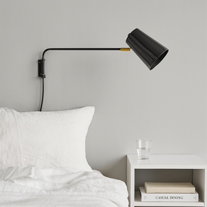 Luminária de Parede Arandela Articulada Rita Preto