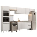 Ver imagem 2 de Armário de Cozinha Modulada 5 Peças CP15 com Pia Inox Branco - Lumil Lumil Móveis