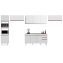Ver imagem 6 de Armário de Cozinha Modulada 5 Peças CP15 com Pia Inox Branco - Lumil Lumil Móveis