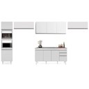 Ver imagem 6 de Armário de Cozinha Modulada 5 Peças CP15 com Pia Inox Branco - Lumil Lumil Móveis