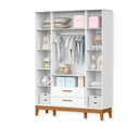 Ver imagem 5 de Quarto de Bebê Berço + Cômoda + Guarda Roupas Branco Fosco Flip com Colchão