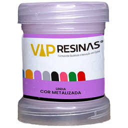 Kit 8 Pigmento Epóxi Pasta Metalizadas Coloridas Resina 25g - 5