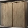 Guarda Roupa Casal 2 Portas MDF Ripado 2,42 m Imperium Belmax - 2