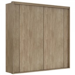 Guarda Roupa Casal 2 Portas MDF Ripado 2,42 m Imperium Belmax - 3