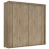 Guarda Roupa Casal 2 Portas MDF Ripado 2,42 m Imperium Belmax - 3