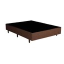 Ver imagem 1 de Base Cama Box Casal 138x188 Estrutura Madeira Eucalipto Reforçada Suporte 150kg/m² com Pés