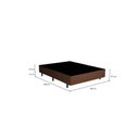 Ver imagem 3 de Base Cama Box Casal 138x188 Estrutura Madeira Eucalipto Reforçada Suporte 150kg/m² com Pés