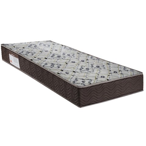 Colchão Solteiro Espuma D45 88CMX18CMX188CM ISO 150 Ortobom Marrom Branco