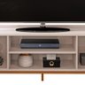 Painel Trento com Bancada Cher para Tv até 65 Polegadas Dj Móveis Cedro Off White - 6