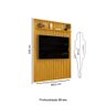 Painel Trento com Bancada Cher para Tv até 65 Polegadas Dj Móveis Cedro Off White - 8