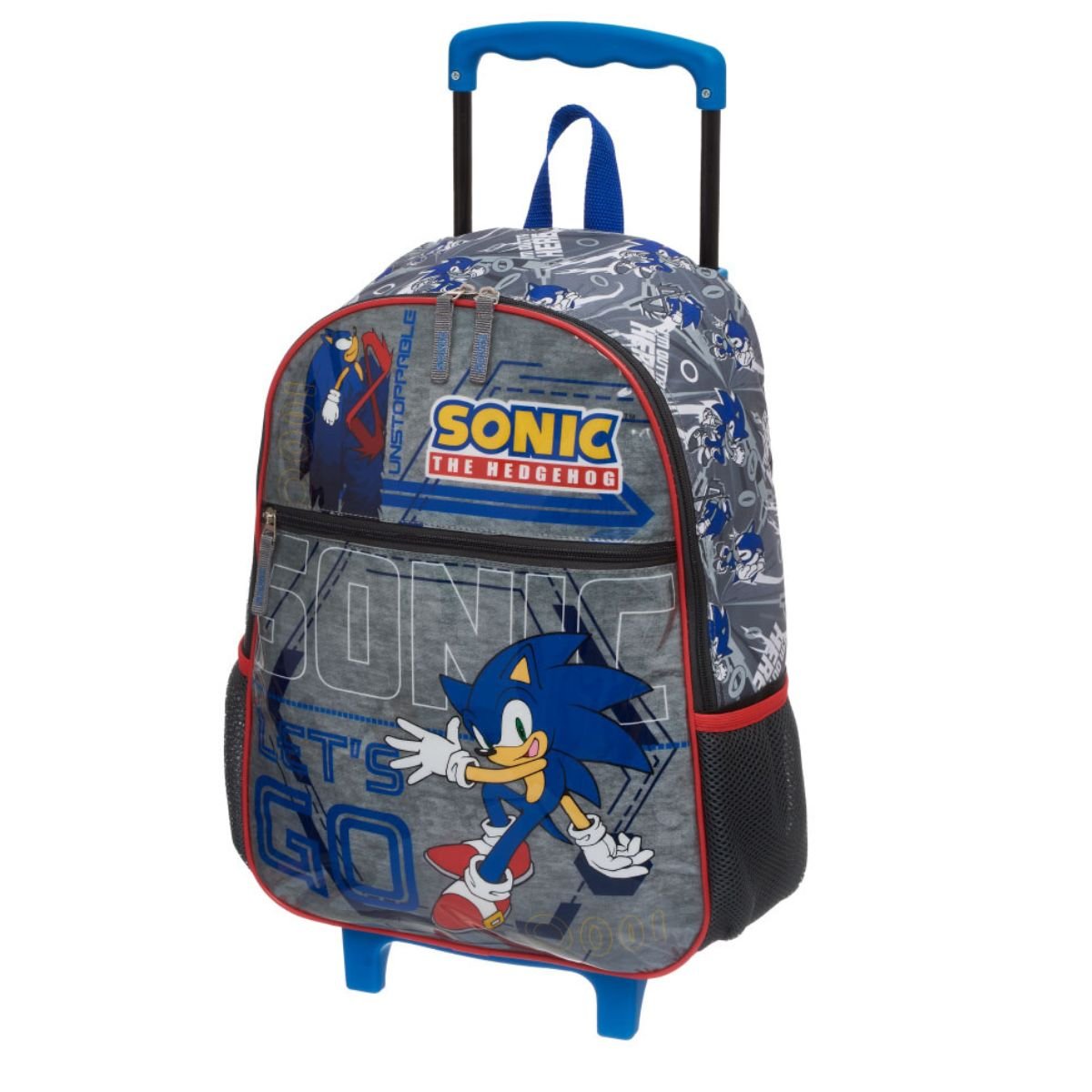 Mochila de Rodinhas Sonic Escolar Unstopable 989D01 Pacific - 2