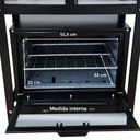 Ver imagem 4 de Fogão 4 Bocas Cefaz com Forno e Chapa Linha Gold Baixa Pressão CFZG-127C