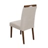 Kit 6 Cadeiras de Jantar Madeira Maciça Mel Premium Heloísa Veludo Bege - 3