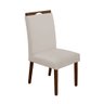 Kit 6 Cadeiras de Jantar Madeira Maciça Mel Premium Heloísa Veludo Bege - 2