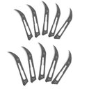 Ver imagem 3 de Estilete Lâmina Corte Precisão Cirúrgica Bisturi Cirúrgico Profissional Navalha Kit 10 Lâminas - 12#