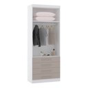 Ver imagem 2 de Guarda Roupa Roupeiro Modulado Alpes 2 Portas 4 Gavetas - Módulo Alpes - Luciane:cinammon