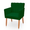 Ver imagem 3 de Kit 2 Poltrona Cadeira para Sala Confortável e Reforçada Carol Suede