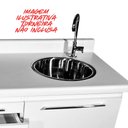 Ver imagem 5 de Para Tampo de Granito - Cuba Pia Inox Redonda 30cm por 15cm