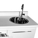 Ver imagem 6 de Para Tampo de Granito - Cuba Pia Inox Redonda 30cm por 15cm