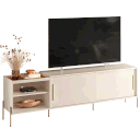 Ver imagem 6 de Painel para TV de até 75 Polegadas com Rack Orlando Cinamomo/Off White