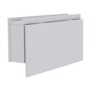 Ver imagem 5 de Escrivaninha Mesa Dobrável com Nichos e LED Verde Neon 78,5cm Branco