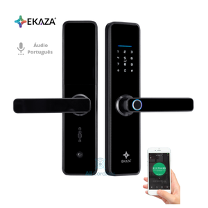 Fechadura Digital Inteligente Wifi Ekaza com Áudio em Português