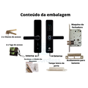 Ver imagem 2 de Fechadura Digital Inteligente Wifi Ekaza com Áudio em Português