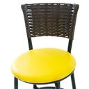 Ver mais imagens de Kit 2 Banquetas Baixa de Cozinha Encosto Junco