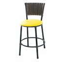 Ver imagem 5 de Kit 2 Banquetas Baixa de Cozinha Encosto Junco