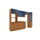 Ver imagem 5 de Cozinha Modulada Completa Ciela 6 Peças (2aéreos+1balcão+1paneleiro+1torrequente+1complemento)