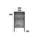 Ver imagem 4 de Modulado de Quarto Armário Ponte Aéreo Solteiro Rizon-linea C- 3 Portas Cumaru-fendi - Novo