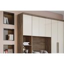 Ver imagem 6 de Modulado de Quarto Armário Ponte Aéreo Solteiro Rizon-linea C- 3 Portas Cumaru-fendi - Novo