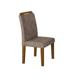 Mesa Alvorada 180 Tp Mdf Vidro canto Reto 4 Cadeiras Rufato - 2
