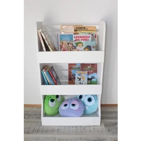 Organizador de Brinquedo e Livros Infantis Wallace 100% Mdf