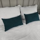 Ver imagem 5 de Kit 2 Capas Almofada Baguete Bouclé 50x30 – Zíper Invisível, Texturizado