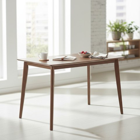 Mesa Retângular Madeira 120cm Finlândia Rivatti