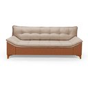 Ver imagem 4 de Sofá Veneza Conj. 2 e 3 Lugares Composê Linho/courissimo Bege 201/856 Império