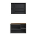 Ver imagem 3 de Conjunto para Banheiro 80cm com Gabinete Suspenso e Espelheira Barcelona Art In Móveis