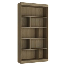 Estante para Livros 4 Prateleiras 181cmx93cm Home Office Espresso Móveis - 3